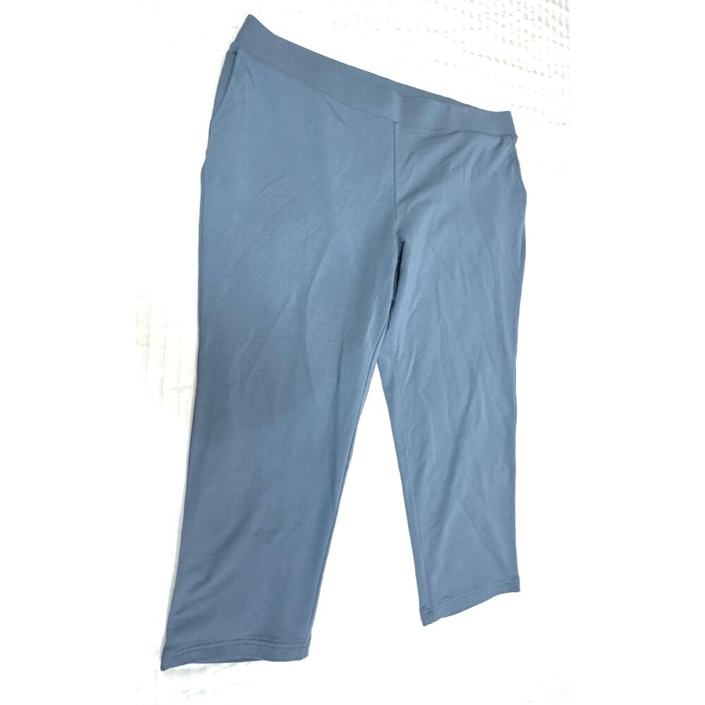 NWT PURE JILL WOMENS PULL ON SLIM LEG CROPPED PANTS SIZE XL